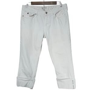 Vintage Banana Republic Factory Rolled Cuff Capri Jeans Low Rise Y2K Sz: 10